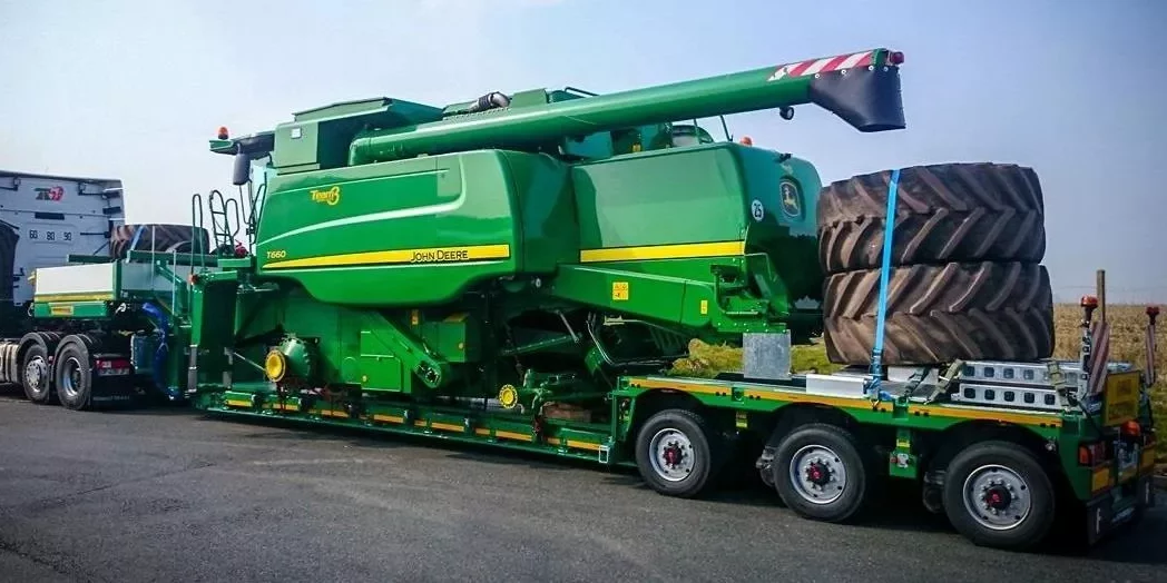 transport moissoneur batteuse